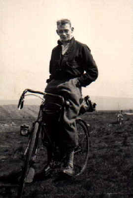 Denise on a bike