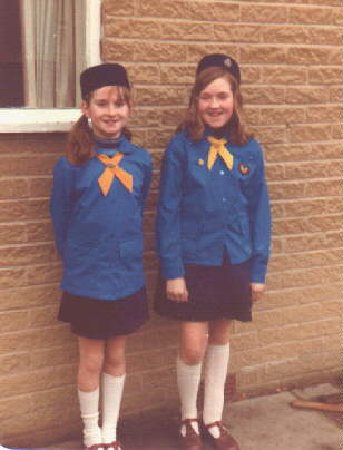 Two Wonder Girl Guides